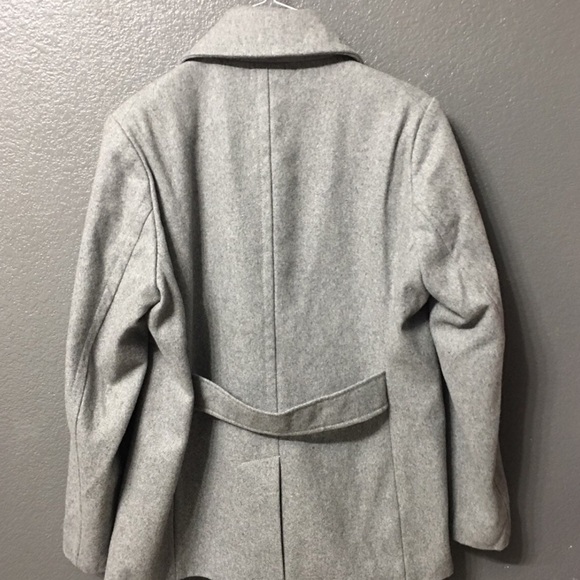 NEW Grey Old Navy Peacoat - Picture 2 of 3